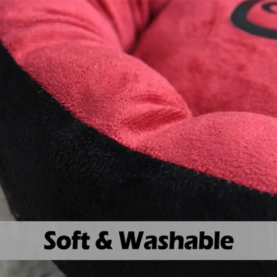 Cute 60cm Cotton Cat Bed House – Soft Cushion Nest Sofa for Kittens, Puppies, and Small Dogs, Warm Pet Basket and Accessories