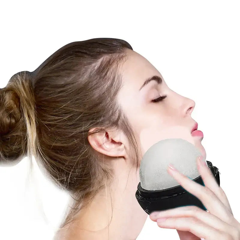 1pc Ice Roller for Face and Eye – Silicone Ice Mold Facial Beauty Tool for Skin Care and Puffiness Relief