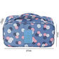 Nevytech 6Pcs Travel Luggage Packing Cubes organized in pink suitcase with laundry pouch and clothing.
