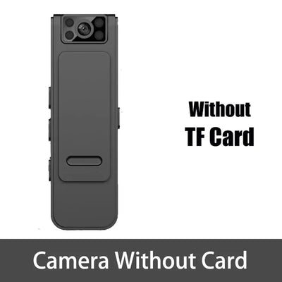 Mini body camera without TF card, HD1080P, suitable for security and law enforcement use.