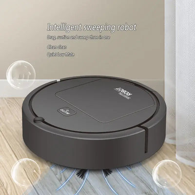 Intelligent automatic robot vacuum cleaner for efficient dry and wet cleaning, featuring quiet operation and multifunctional design.