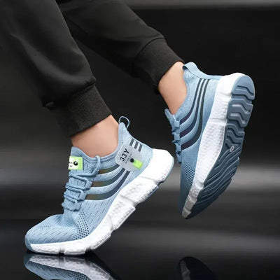 Men's casual sport shoes – breathable lightweight mesh sneakers for running, jogging, walking, and outdoor activities