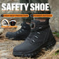 Nevytech men’s steel toe safety shoes provide waterproof protection, anti-slip grip, and durable comfort—perfect for construction and heavy-duty work