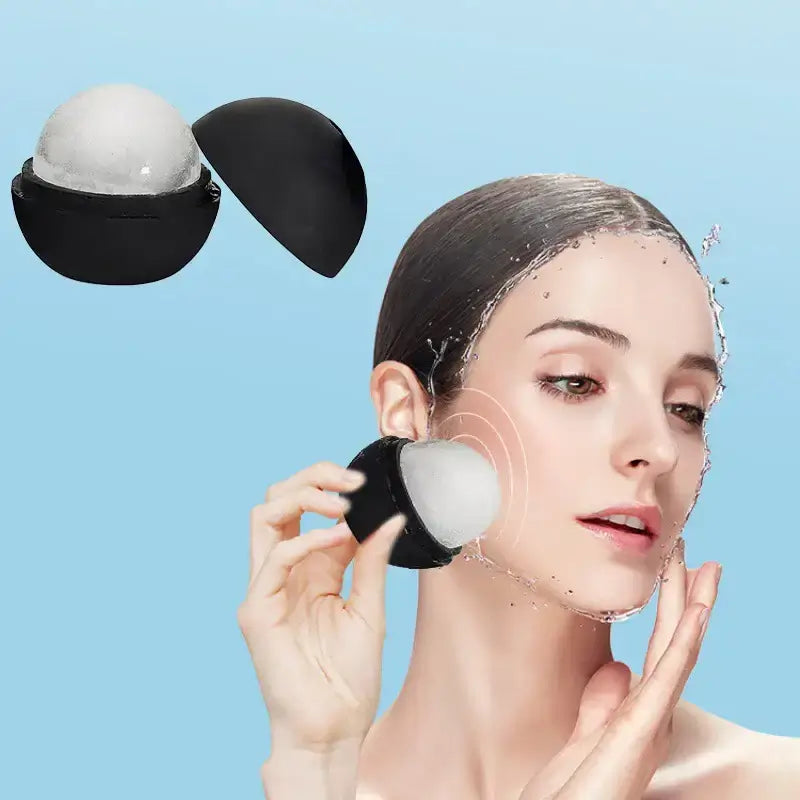 1pc Ice Roller for Face and Eye – Silicone Ice Mold Facial Beauty Tool for Skin Care and Puffiness Relief