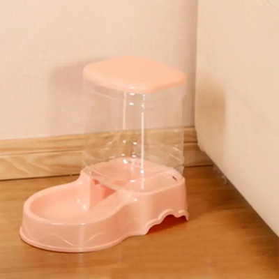 3.8L Large Capacity Pet Automatic Feeder and Water Dispenser Combo – Grain Storage Bowl for Cats and Dogs, Convenient Pet Feeding Supplies