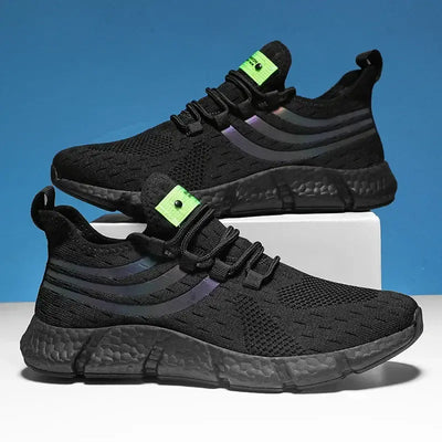 Men's casual sports shoes, breathable lightweight sneakers, anti-slip flats for outdoor running, walking, athletic jogging tenis shoes.