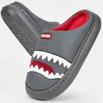Cute platform men's house slippers, imitation leather, furry comfy memory foam, soft non-slip couple shoes, warm winter slippers.
