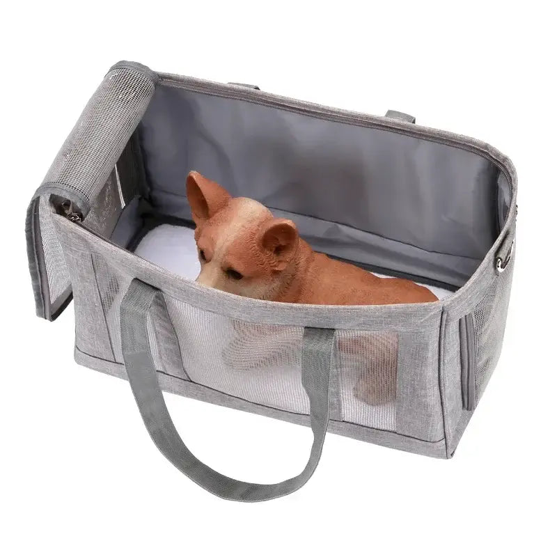 Breathable Pet Dog Carrier Bag – Portable Mesh Puppy Backpack and Handbag for Small Dogs and Cats, Perfect for Travel and Outdoor Trips