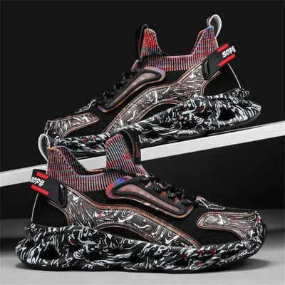 2025 men's running shoes – breathable mesh fashion sneakers, non-slip sports shoes, comfortable casual walking footwear