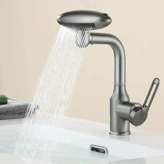 Nevytech Multi Functional Waterfall Basin Faucet 4 water outlet modes