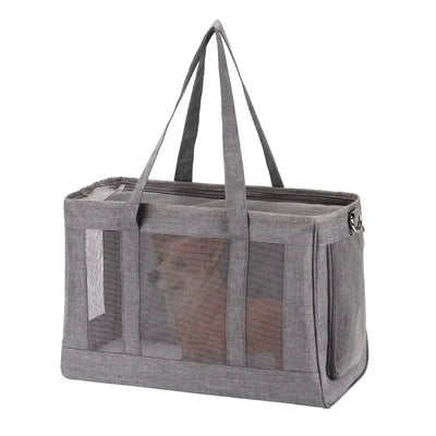 Breathable Pet Dog Carrier Bag – Portable Mesh Puppy Backpack and Handbag for Small Dogs and Cats, Perfect for Travel and Outdoor Trips