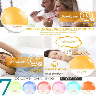 View details for Wake Up Light Alarm Clock with Sunrise Simulation, Dual Alarms, FM Radio, Nightlight, and Natural Sounds