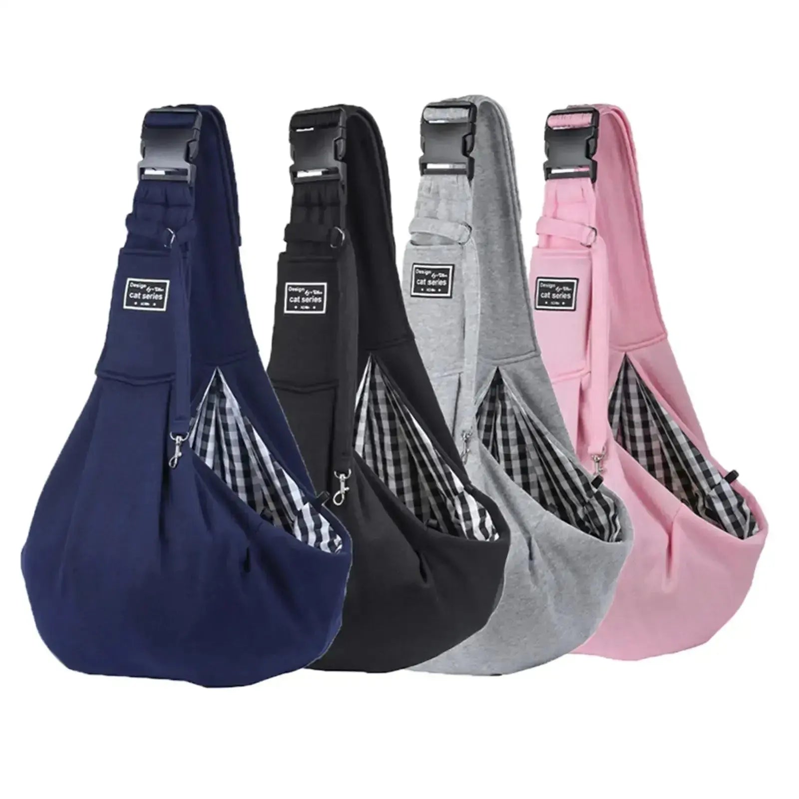 Nevytech adjustable pet carrier sling offers breathable comfort, secure support, and hands-free convenience—ideal for small dogs and cats.