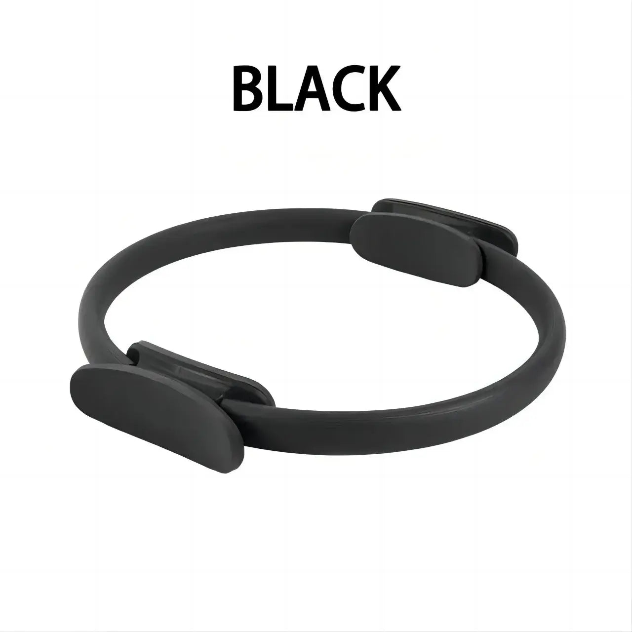 Black Yoga Pilates Circle for home gym workouts and fitness exercises.