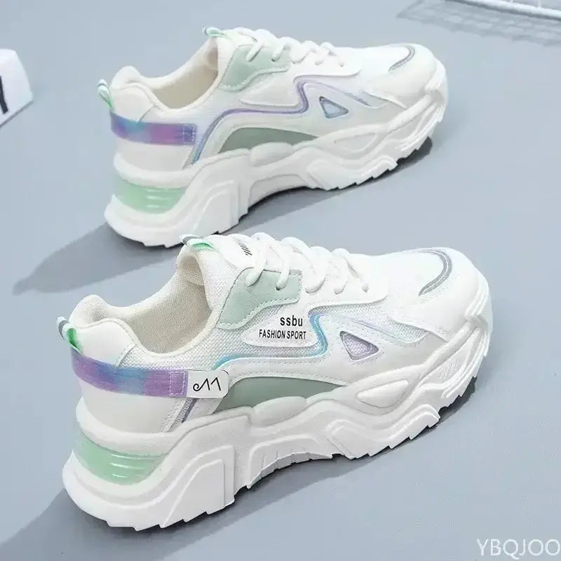 Nevytech women’s platform sneakers combine bold style, breathable comfort, and durable design—perfect for daily wear or street fashion.