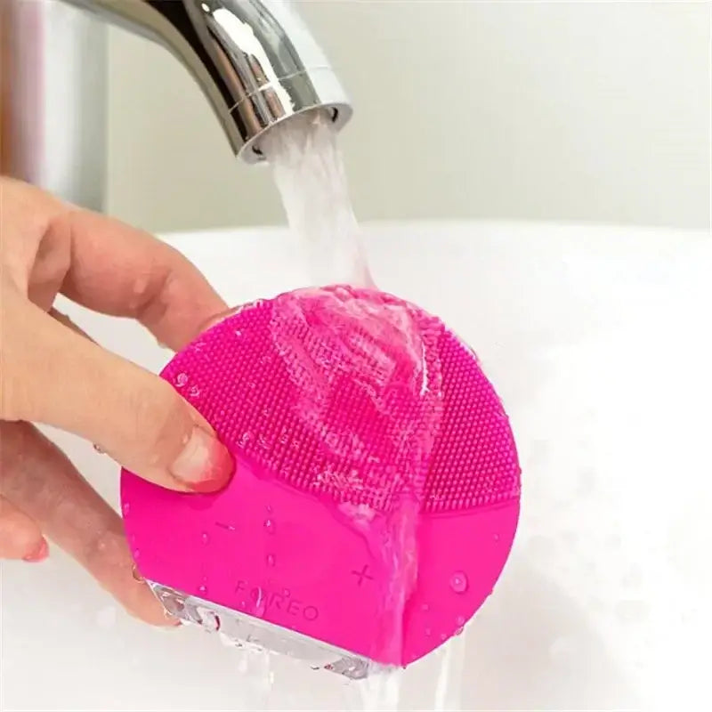 Luna Mini 2 Silicone Facial Cleansing Brush with Foreoing Real Logo – USB Rechargeable, Waterproof, 8 Speed Levels