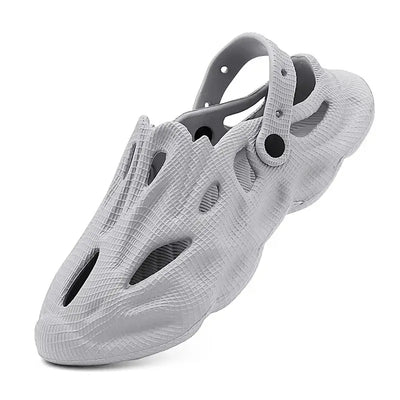 View details for Bebealy Men’s Hollow Hole Summer Outdoor EVA Beach Slippers, Non-Slip Sandals, Soft Cloud Slides