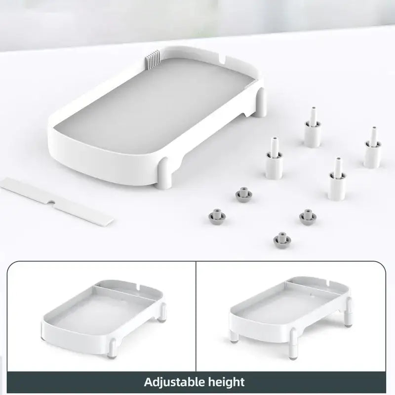 Smart Pet Feeder with Elevating Bracket, Single Bowl Raised Stand for Dogs and Cats, Pet Food Dispenser with Height Adjustment for Comfortable Feeding.