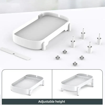 Smart Pet Feeder with Elevating Bracket, Single Bowl Raised Stand for Dogs and Cats, Pet Food Dispenser with Height Adjustment for Comfortable Feeding.