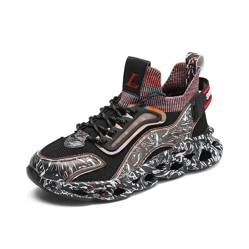 2025 men's running shoes – breathable mesh fashion sneakers, non-slip sports shoes, comfortable casual walking footwear