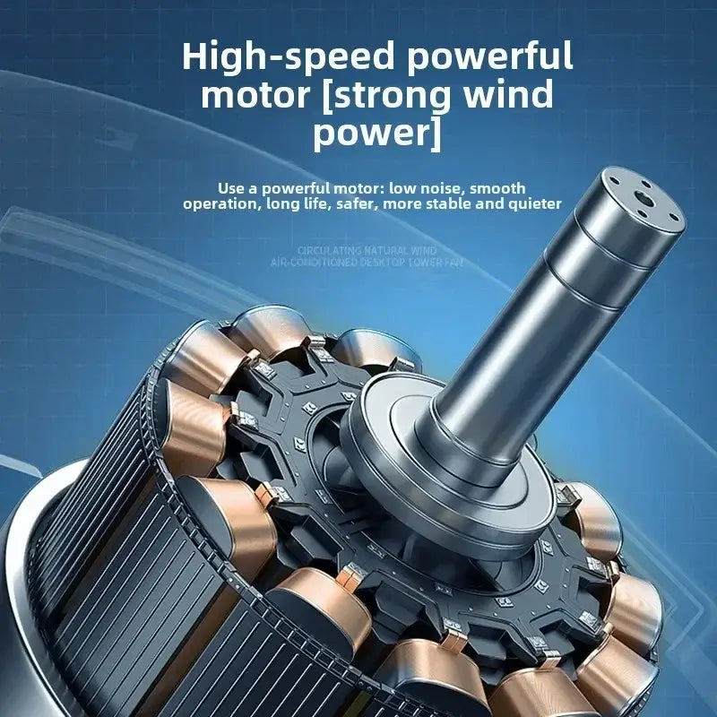 Nevytech 3-in-1 portable mini air cooler offers cooling, humidifying, and LED lighting—compact, quiet, and energy efficient.