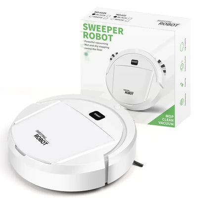 Automatic robot vacuum cleaner with mopping feature and strong suction for efficient home cleaning.