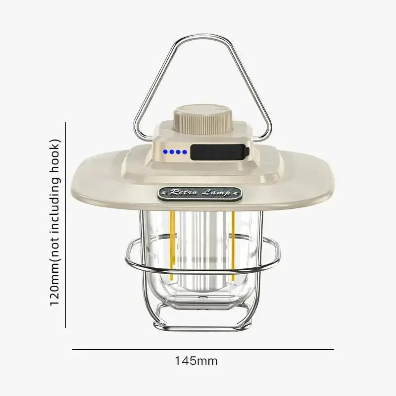 Nevytech Mini LED Camping Lantern USB delivers bright, rechargeable, and durable lighting for camping, travel, and emergency use anywhere.