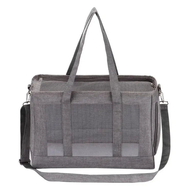 Breathable Pet Dog Carrier Bag – Portable Mesh Puppy Backpack and Handbag for Small Dogs and Cats, Perfect for Travel and Outdoor Trips