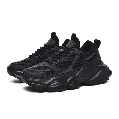 Men's platform running sneakers – fashion athletic walking shoes, large size 48, high-quality street style footwear