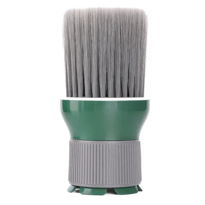 Barbertop hair dryer brush for salon use, featuring soft bristles for effective hair and neck cleaning after haircuts.