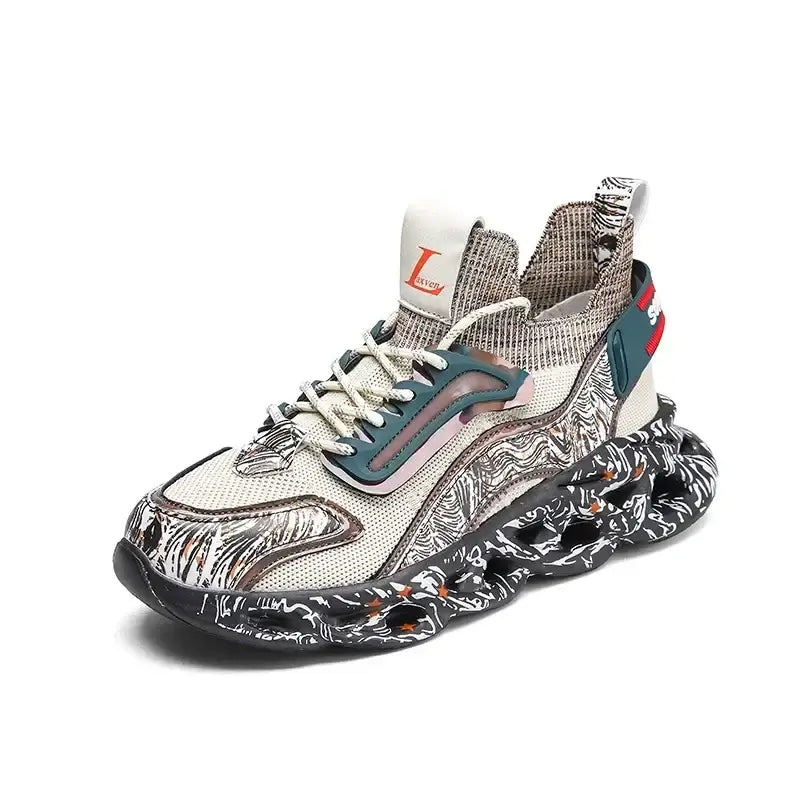 2025 men's running shoes – breathable mesh fashion sneakers, non-slip sports shoes, comfortable casual walking footwear