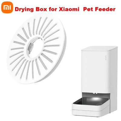 Xiaomi Mijia Smart Pet Feeder Drying Box Set with APP connectivity, smart reminder for expired food, compatible with Xiaomi pet feeder for cats or dogs.