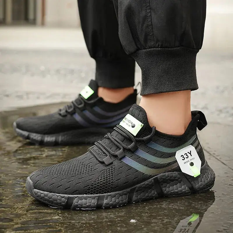 Men's casual sport shoes – breathable lightweight mesh sneakers for running, jogging, walking, and outdoor activities