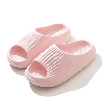 Unisex EVA thick-soled non-slip odor-resistant outdoor slippers for men and women, ideal for home and casual wear.