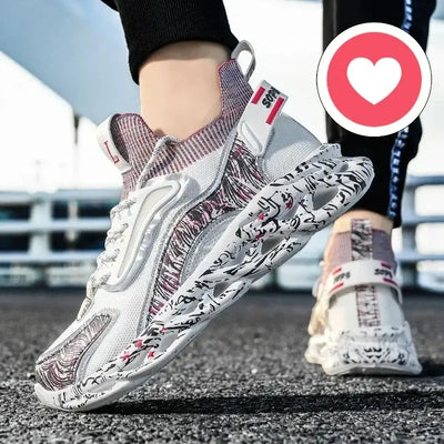 2025 men's running shoes – breathable mesh fashion sneakers, non-slip sports shoes, comfortable casual walking footwear