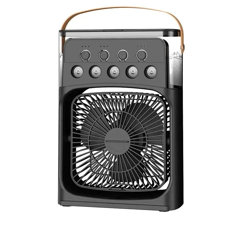 View details for Portable 3-in-1 Mini AC Air Cooler, Fan, and Humidifier with LED Light for Home, Office, or Camping