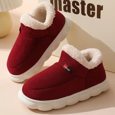 View details for Smile PoP Winter Plush Men’s Indoor and Outdoor Soft Non-Slip House Slippers, Casual Bedroom Shoes