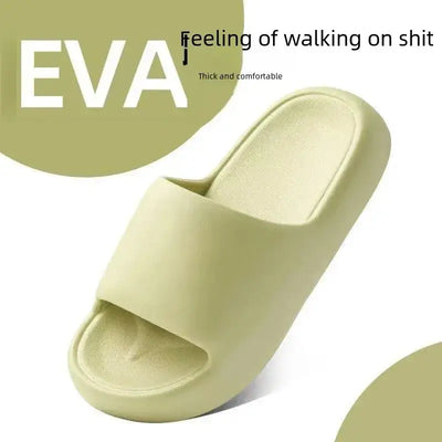 Unisex EVA thick-soled non-slip odor-resistant outdoor slippers for men and women, ideal for home and casual wear.