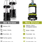Comparison of Nevytech LED Camping Lantern Old Version and New Version with features listed.