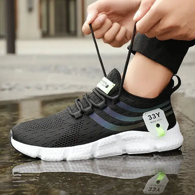 Men's casual sport shoes – breathable lightweight mesh sneakers for running, jogging, walking, and outdoor activities