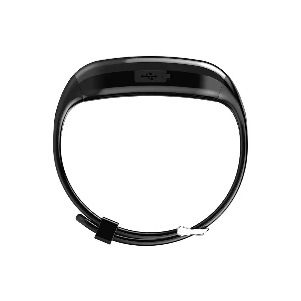 Digital Watch Mini Camera 1080p HD body cam with USB charging port, sleek black design, and comfortable fit.