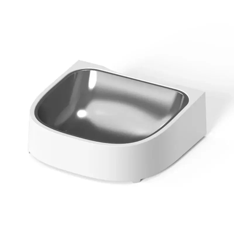 ROJECO stainless steel single and double bowl accessories for 4L automatic pet feeder, cat food dispenser add-on without feeder unit.