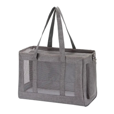 Breathable Pet Dog Carrier Bag – Portable Mesh Puppy Backpack and Handbag for Small Dogs and Cats, Perfect for Travel and Outdoor Trips
