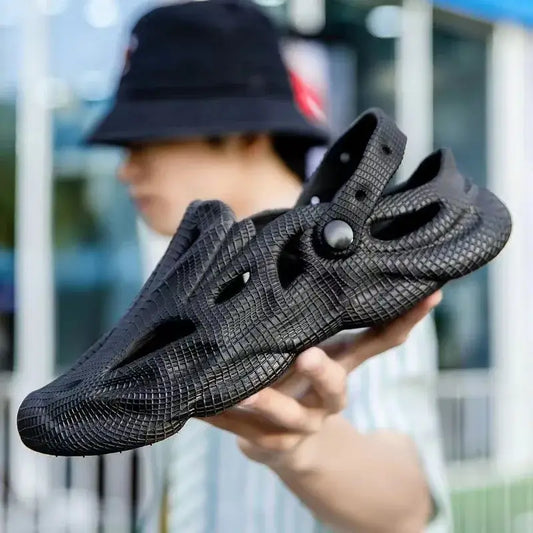 Nevytech men’s summer EVA slippers are lightweight, non-slip, and comfortable—perfect for indoor, outdoor, and beach use.