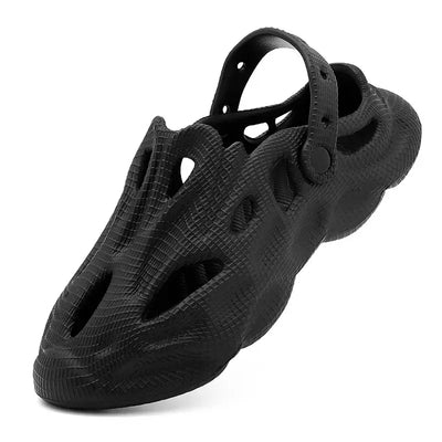 View details for Bebealy Men’s Hollow Hole Summer Outdoor EVA Beach Slippers, Non-Slip Sandals, Soft Cloud Slides