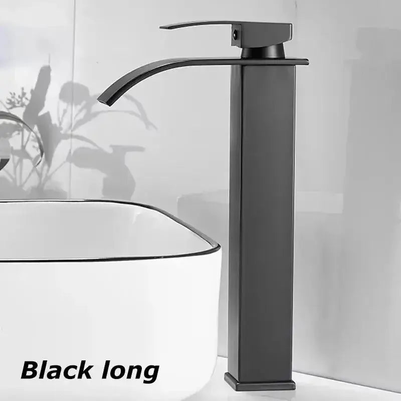 Nevytech Waterfall Sink Faucet dual hot cold control
