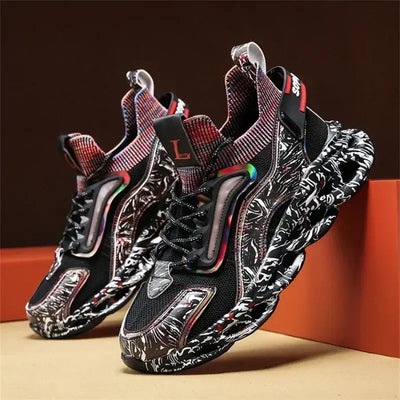 2025 men's running shoes – breathable mesh fashion sneakers, non-slip sports shoes, comfortable casual walking footwear