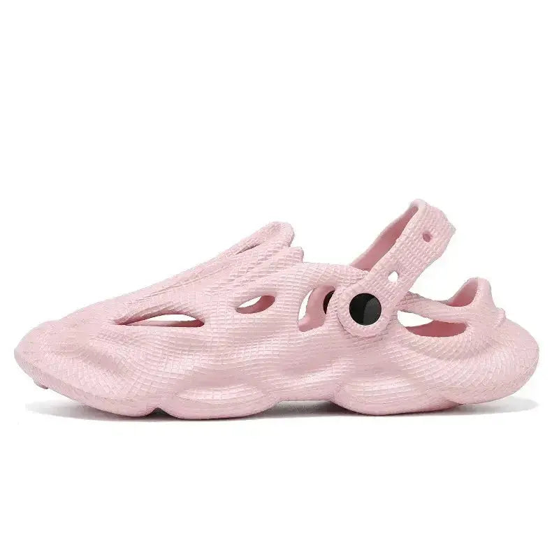 Nevytech Men’s Summer EVA Slippers Non-Slip Sandals in pink, featuring a breathable design and slip-resistant sole.