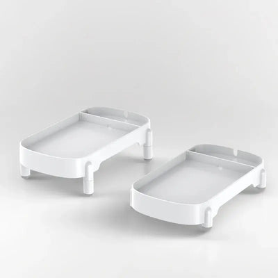 Smart Pet Feeder with Elevating Bracket, Single Bowl Raised Stand for Dogs and Cats, Pet Food Dispenser with Height Adjustment for Comfortable Feeding.