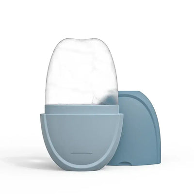 Ice roller for face and eye skincare, featuring a leak-proof design and reusable ice facial massager.